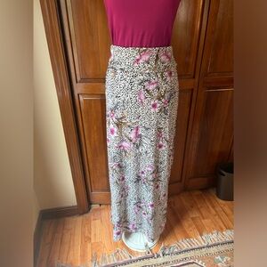 Leopard Maxi Skirt